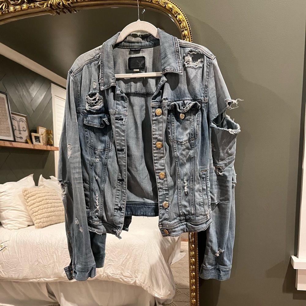 Stretch denim jacket